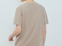 Футболка с вышивкой, Бежевый