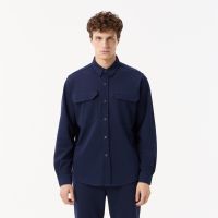 Мужская рубашка Lacoste на кнопках с большими нагрудными карманами