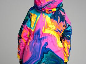 Зимняя куртка из мембранной ткани для девочки