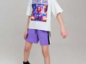 Шорты трикотажные для девочек, 2 шт в комплекте