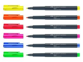 Маркер для декорирования Faber-Castell "Neon" 1,5 мм, пулевидный, светло-зеленый