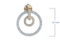 Пусеты из белого золота э4112пс07240370_white