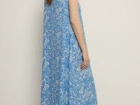 Сарафан силуэта трапеция с принтом