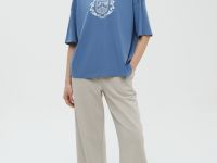 Футболка свободного кроя с принтом