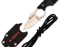 Шейный нож Kizlyar Supreme Amigo X, сталь AUS-8, рукоять G10