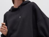 Худи свободного силуэта из хлопка