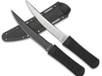 Нож с фиксированным клинком CRKT Hissatsu 2907, сталь 440A, рукоять пластик/резина