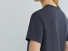 Футболка с принтом, Серый