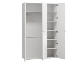 Распашной шкаф Монсон 3-135x222 Белый