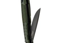 Складной нож НОКС Финка 2 Black, сталь D2, рукоять микарта