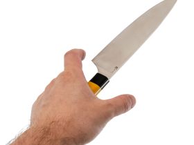 Набор кухонный "Хозяин", ст.VG-10, ц.м.,рук.G10 желтый