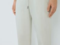 Брюки из микротвила, Белый