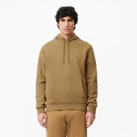 Мужское худи Lacoste классического кроя с флисом