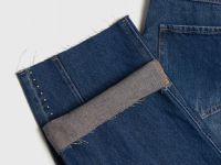 Джинсы с заклёпками для девочек, Синий