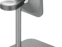 Беспроводное зарядное устройство uBear Evoke 3в1 Qi2, 25Вт серый