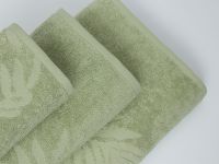 Полотенце махровое Тропико/Tropico, зеленое