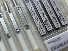 Набор 11 предметов Languo, (карандаши мех.0,9 мм, грифели, ластики)