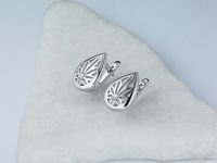 Серьги из серебра с бриллиантами э0601сг06210508