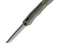 Складной нож Petrified Fish Hairtail, сталь K110, рукоять микарта