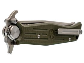 Складной нож Финка М, сталь AUS8, рукоять G-10 хаки