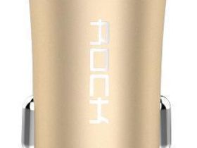 Автомобильный блок питания Rock H1 Car Charger with Hammer 2xUSB, 5V, 2,4A (общ.) (Gold)