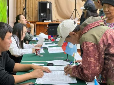 К 12:00 явка избирателей на выборах в Якутии составила 19,63%