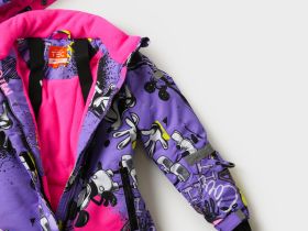 Комбинезон текстильный с полиуретановым покрытием для девочек