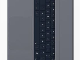 Клавиатура Samsung с тачпадом Galaxy Tab S11 Ultra серый