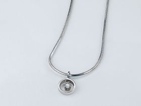 Подвеска из серебра с бриллиантом э0601пд05170900