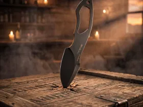 Скелетный нож Special Knives BULL, сталь AUS-8, черный