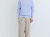 Текстурный джемпер, Голубой