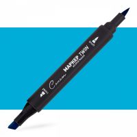 Маркер спиртовой Сонет "TWIN Brush" Лазурно-голубой