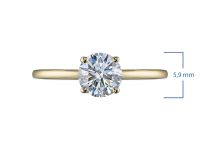 Помолвочное кольцо из желтого золота э0312кц08210868_white