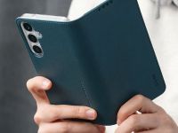 Чехол Araree Mustang Diary для Galaxy для Galaxy S25+ кожа синий