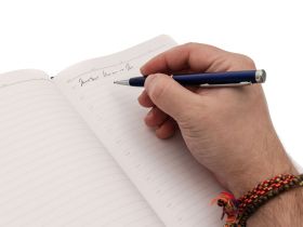 Скрытая ручка-нож Штурм, синяя