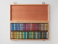 Набор сухой пастели Sennelier "A LECU" 50 цв классик, в деревянной коробке