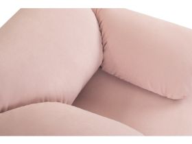 Кресло Тут Рядом Обнимаемся Вельвет Розовый