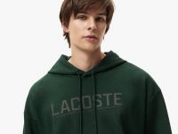 Мужской хлопковый свитшот Lacoste оверсайз