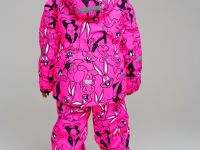 Комплект текстильный с полиуретановым покрытием для девочек: куртка, полукомбинезон