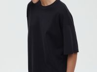 Оверсайз футболка из трикотажного интерлока