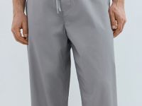 Брюки из микротвила, Серый