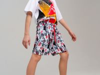 Шорты текстильные плавательные для мальчиков, длинные