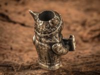 Бусина для темляка Валькирия, мельхиор