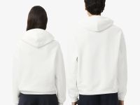 Хлопковый свитшот Lacoste унисекс свободного кроя