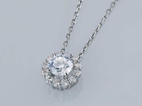 Классическая подвеска из белого золота э4712пд11231261_white