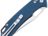 Складной нож SRM Retreiver 9203-ME, сталь 10Cr15CoMoV, рукоять микарта, синий
