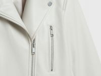 Куртка-косуха из искусственной кожи, Бежевый