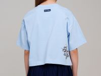 Фуфайка трикотажная для девочек (футболка)