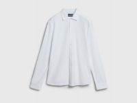 Рубашка из тонкого трикотажа, Белый