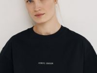 Футболка с географическим принтом O'STIN х Экспедиция, Черный